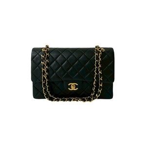 Card No. 0 CHANEL Matelasse Coco Lambskin Chain Semi Shoulder Bag Pochette 37269